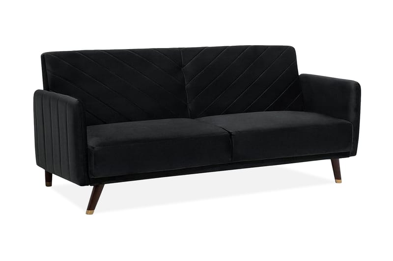 Senja sovesofa 200 cm - Sort - Sovesofaer - 3 personers sovesofa