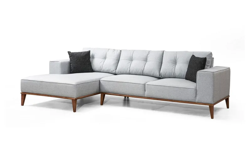 Shallo Sovesofa med Chaiselong Venstre, Grå