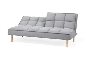 Siljan 3-personers Rektangulær Sovesofa 105x177 cm i Stof - Grå - Møbler - Sofaer - Sovesofaer