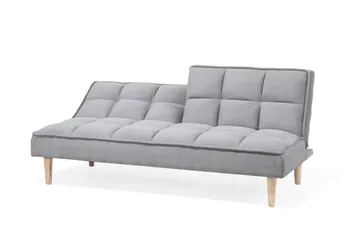 Siljan 3-personers Rektangulær Sovesofa 105x177 cm i Stof - Grå - Møbler - Sofaer - Sovesofaer