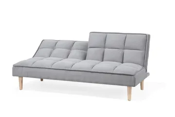 Siljan 3-personers Rektangulær Sovesofa 105x177 cm i Stof - Grå - Møbler - Sofaer - Sovesofaer