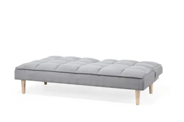 Siljan 3-personers Rektangulær Sovesofa 105x177 cm i Stof - Grå - Møbler - Sofaer - Sovesofaer