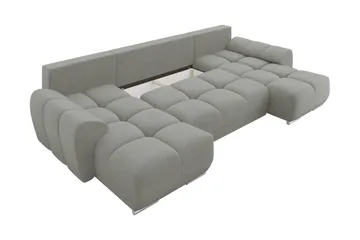 Simerly Sovesofa Dobbeltdivan 4-personers - Beige - Møbler - Sofaer - Sovesofaer