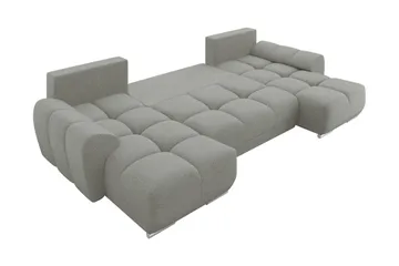 Simerly Sovesofa Dobbeltdivan 4-personers - Beige - Møbler - Sofaer - Sovesofaer