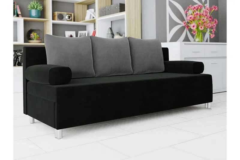 Skatteg Sofa - Sort/Grå - Møbler - Sofaer - Sovesofaer
