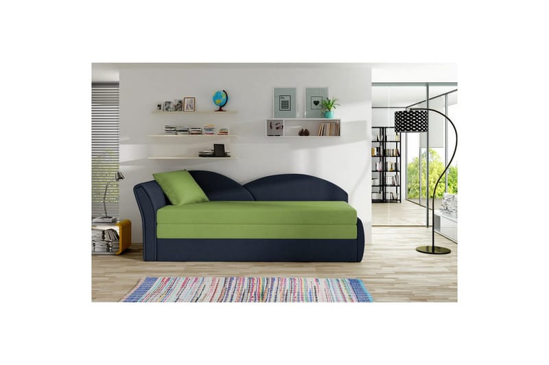 Sofa Eltap Aga 218x80x77 cm, Alova 42, Alova 79 Grøn, Blå, Venstre