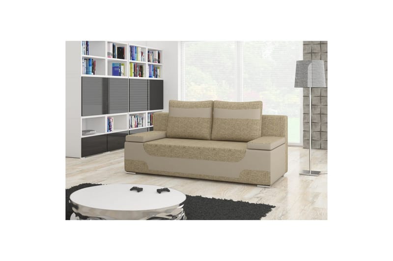 Sofa Eltap Area 200x90x92 cm - Berlin 03, Blød 33, Beige - Møbler - Sofaer - Sovesofaer