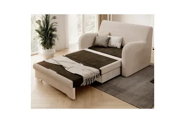 Sofa Eltap Ario 130x85x103 cm - Jarell 18, Lys Beige - Møbler - Sofaer - Sovesofaer
