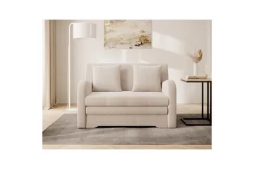 Sofa Eltap Ario 130x85x103 cm - Jarell 18, Lys Beige - Møbler - Sofaer - Sovesofaer