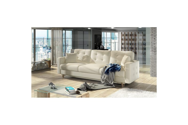 Sofa Eltap Asgard 233x93x92 cm - Soft 33, Beige - Møbler - Sofaer - Sovesofaer