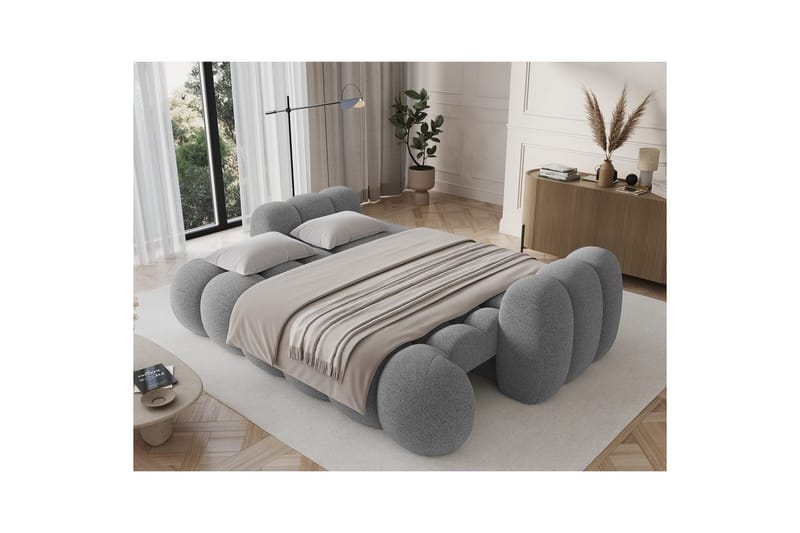 Sofa Eltap Cotonn 256x105x119 cm - Royal 04, Grå - Møbler - Sofaer - Sovesofaer
