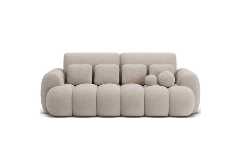 Sofa Eltap Cotonn 256x105x119 cm, Royal 18, Beige
