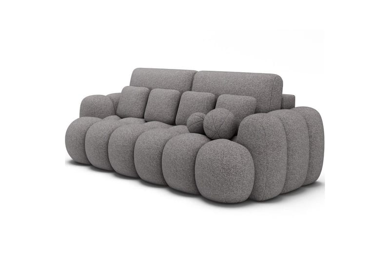 Sofa Eltap Cotonn 256x105x119 cm - Paolli 04, Grå - Møbler - Sofaer - Sovesofaer