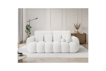 Sofa Eltap Cotonn 256x105x119 cm - Paolli 01, Hvid - Møbler - Sofaer - Sovesofaer