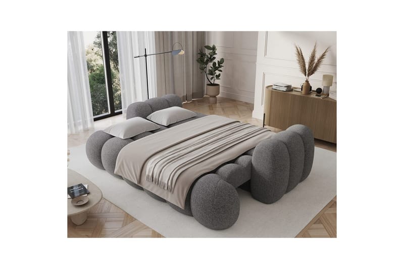 Sofa Eltap Cotonn 256x105x119 cm - Paolli 04, Grå - Møbler - Sofaer - Sovesofaer