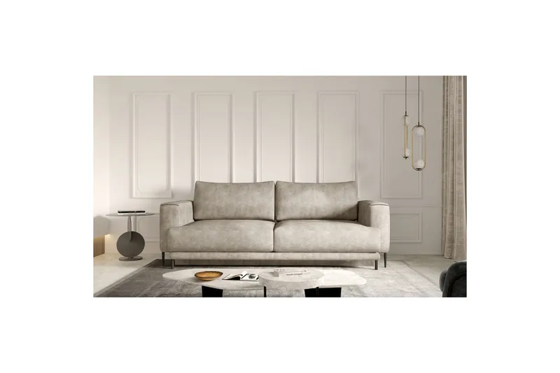 Sofa Eltap Dalia 248x84x95 cm - Leve 18, Beige - Møbler - Sofaer - Sovesofaer