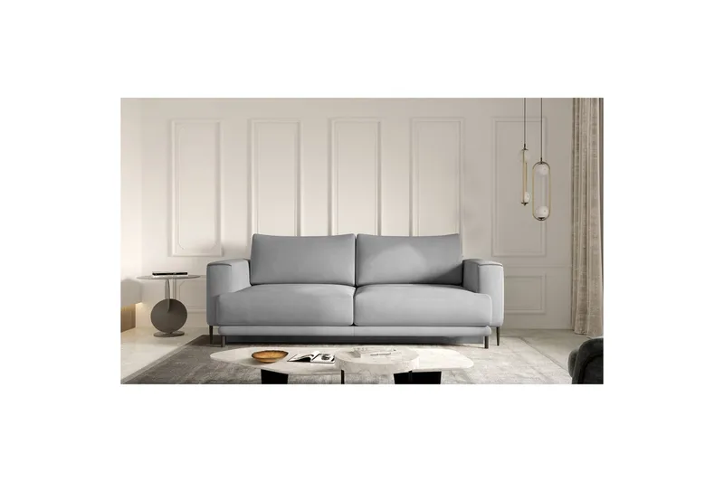 Sofa Eltap Dalia 248x84x95 cm - Nube 3, Lysegrå - Møbler - Sofaer - Sovesofaer