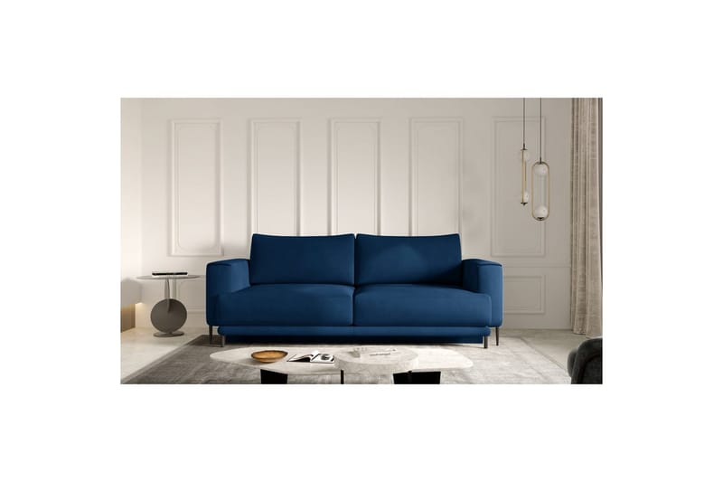 Sofa Eltap Dalia 248x84x95 cm - Nube 40, Blå - Møbler - Sofaer - Sovesofaer
