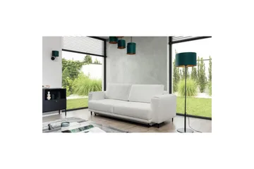 Sofa Eltap Dalia 248x84x95 cm - Royal 01, Hvid - Møbler - Sofaer - Sovesofaer