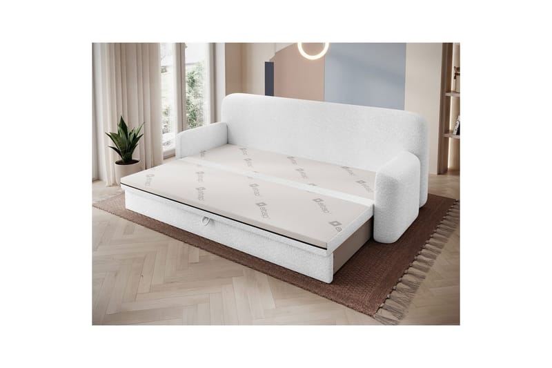 Sofa Eltap Elioss 236x89x87 cm - Royal 01, Hvid - Møbler - Sofaer - Sovesofaer