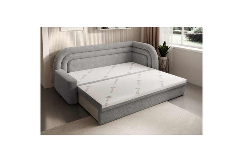 Sofa Eltap Fabillo 223x86x80 cm - Royal 04, Lysegrå, Højre - Møbler - Sofaer - Sovesofaer