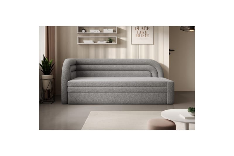Sofa Eltap Fabillo 223x86x80 cm - Royal 04, Lysegrå, Venstre - Møbler - Sofaer - Sovesofaer
