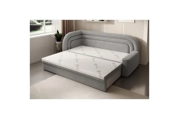 Sofa Eltap Fabillo 223x86x80 cm - Royal 04, Lysegrå, Venstre - Møbler - Sofaer - Sovesofaer
