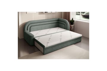 Sofa Eltap Fabillo 223x86x80 cm - Touch 100, Grøn, Højre - Møbler - Sofaer - Sovesofaer