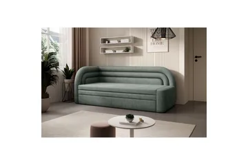Sofa Eltap Fabillo 223x86x80 cm - Touch 100, Grøn, Venstre - Møbler - Sofaer - Sovesofaer