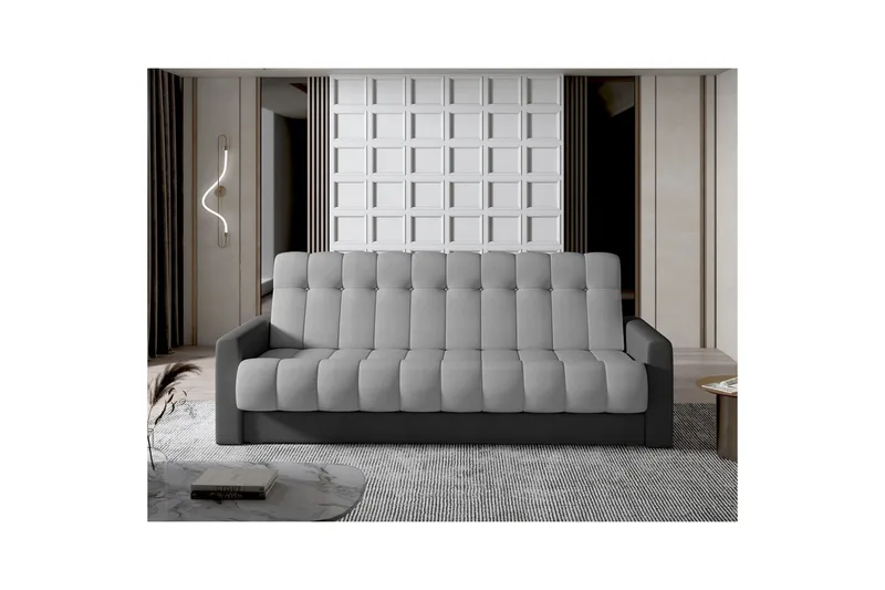 Sofa Eltap Garett 212x85x90 cm - Monolith 85, Monolith 97, Grå, Mørk Grå - Møbler - Sofaer - Sovesofaer