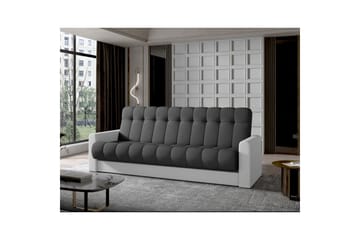 Sofa Eltap Garett 212x85x90 cm - Sawana 05, Soft 17, Grå, Hvid - Møbler - Sofaer - Sovesofaer