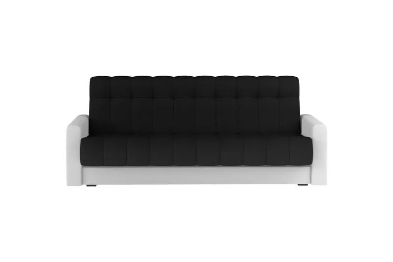 Sofa Eltap Garett 212x85x90 cm, Sawana 14, Soft 17, Sort, Hvid