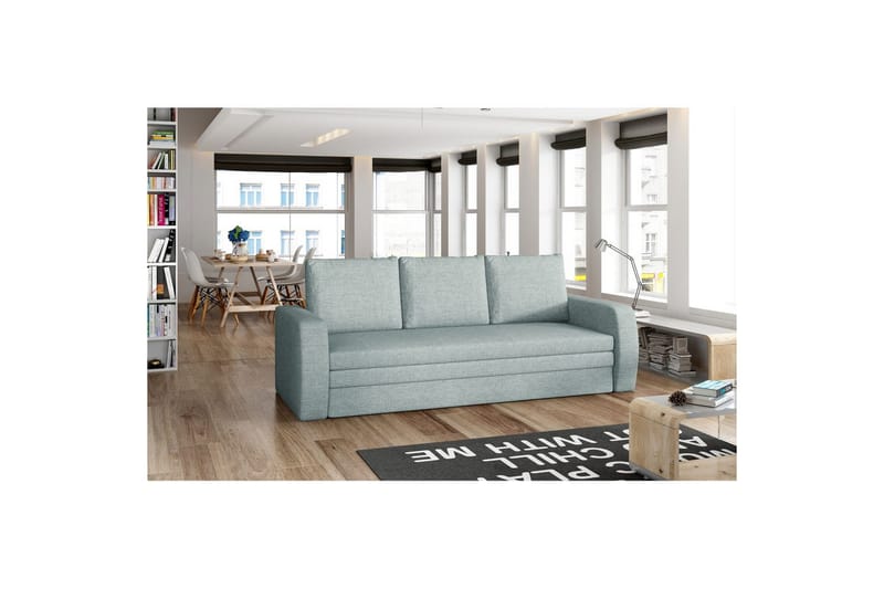 Sofa Eltap Inversa 220x83x89 cm - Betræk 70, Blå - Møbler - Sofaer - Sovesofaer
