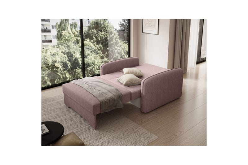 Sofa Eltap Laine 102x109x84 cm - Poco 101, Lyserød - Møbler - Sofaer - Sovesofaer