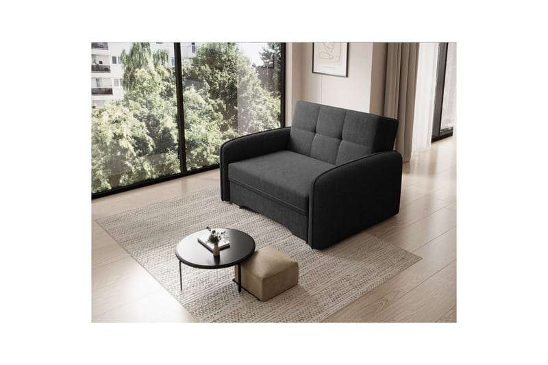 Sofa Eltap Laine 102x109x84 cm - Poco 10, Sort - Møbler - Sofaer - Sovesofaer