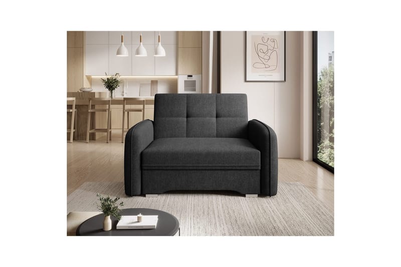 Sofa Eltap Laine 102x109x84 cm - Poco 10, Sort - Møbler - Sofaer - Sovesofaer