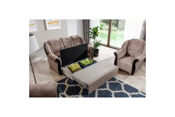 Sofa Eltap Lord 180x85x105 cm - Monolith 09, Mørk Beige - Møbler - Sofaer - Sovesofaer