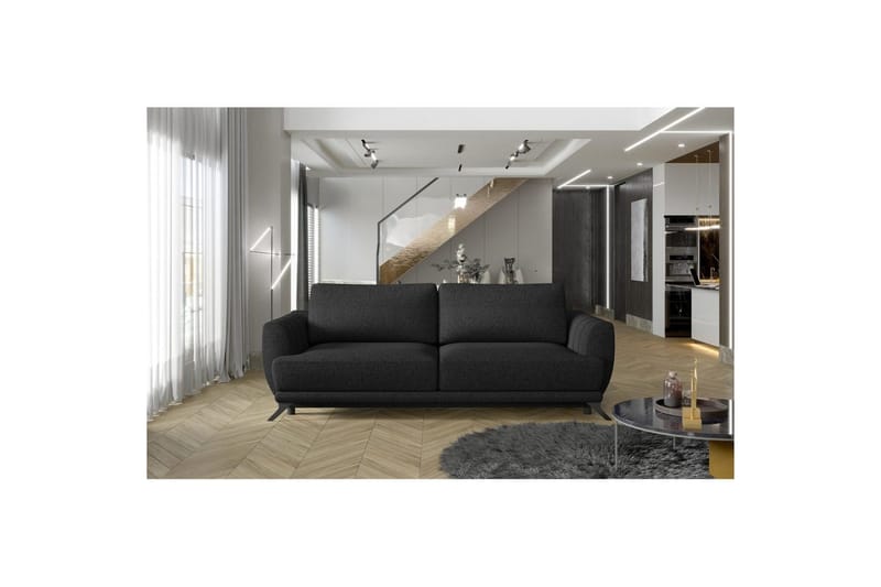 Sofa Eltap Megis 242x95x90 cm, Inari 100, Sort