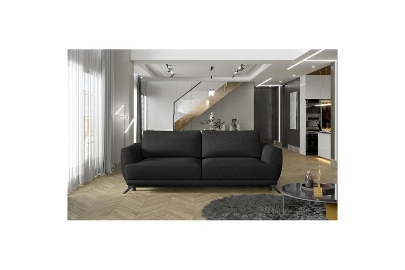 Sofa Eltap Megis 242x95x90 cm, Inari 100, Sort