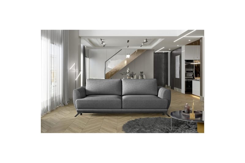 Sofa Eltap Megis 242x95x90 cm - Sawana 05, Grå - Møbler - Sofaer - Sovesofaer