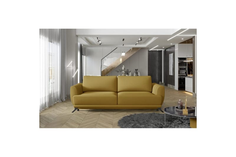 Sofa Eltap Megis 242x95x90 cm, Solar 45, Gul