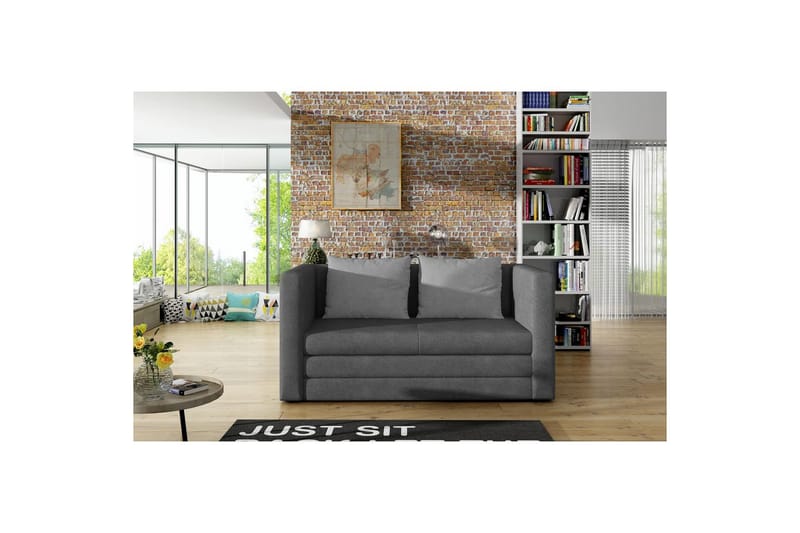 Sofa Eltap Neva 132x70x62 cm - Soro 93, Soro 83, Grå, Hvid - Møbler - Sofaer - Sovesofaer