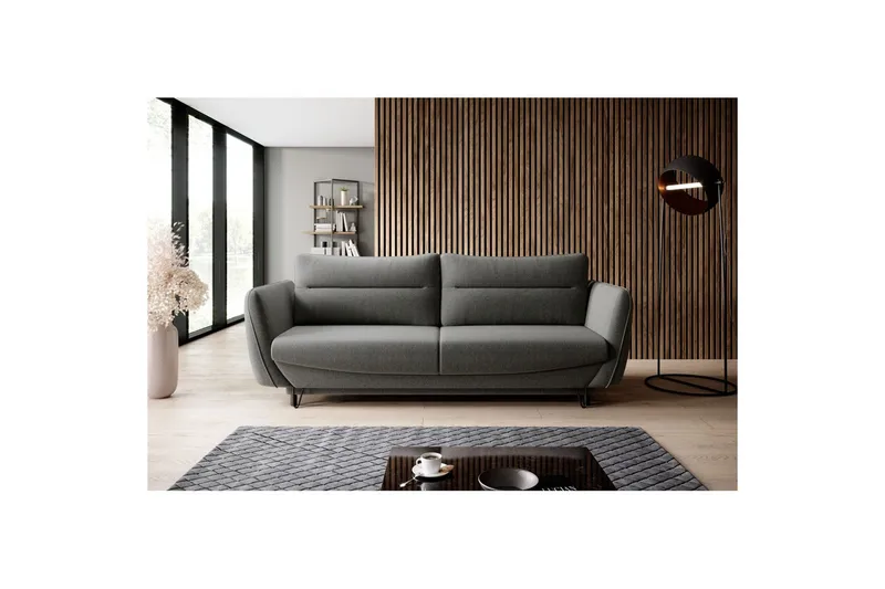 Sofa Eltap Silva 236x95x90 cm - Flores 4, Grå - Møbler - Sofaer - Sovesofaer