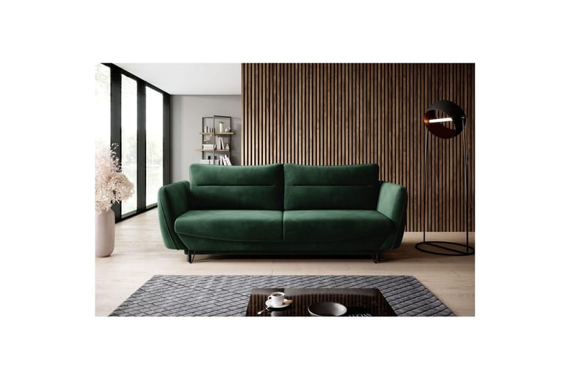 Sofa Eltap Silva 236x95x90 cm, Loco 35, Mørkegrøn