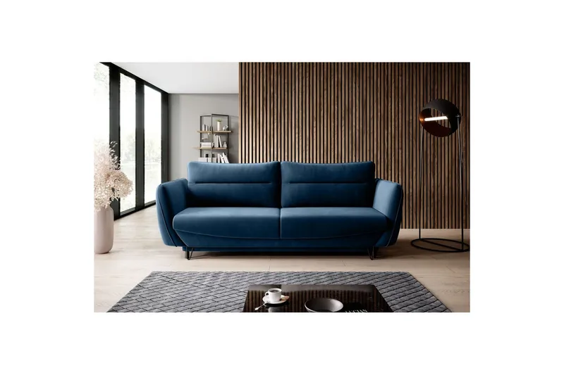 Sofa Eltap Silva 236x95x90 cm - Lukso 40, Mørkeblå - Møbler - Sofaer - Sovesofaer