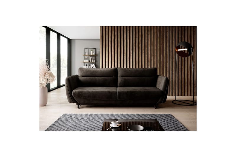 Sofa Eltap Silva 236x95x90 cm - Nube 22, Mørk Brun - Møbler - Sofaer - Sovesofaer