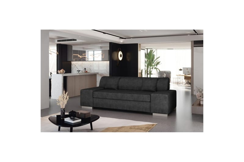 Sofa Eltap Porto, Dora 96, Sort, 3210x92x73 cm