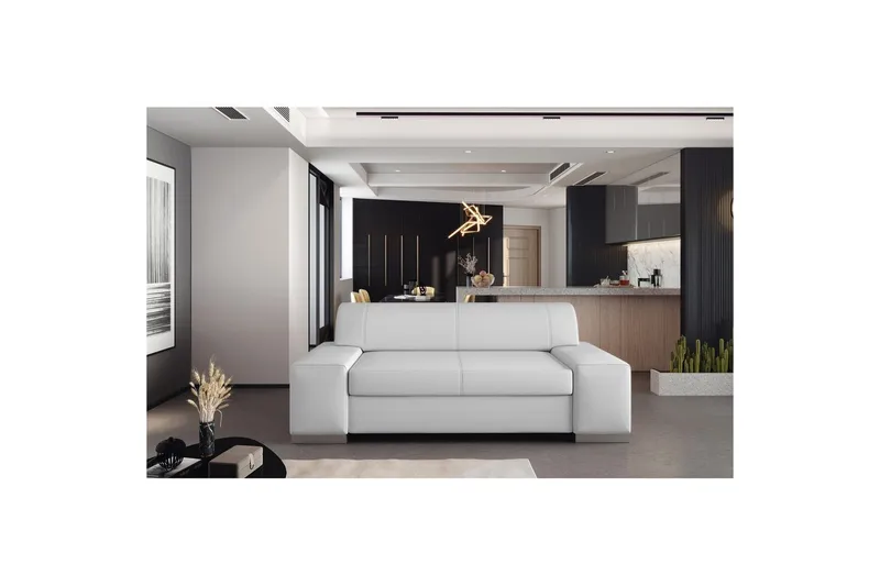 Sofa Eltap Porto, Soft 17, Hvid, 2190x62x73 cm