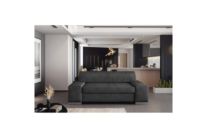 Sofa Eltap Porto, Dora 96, Sort, 2190x62x73 cm