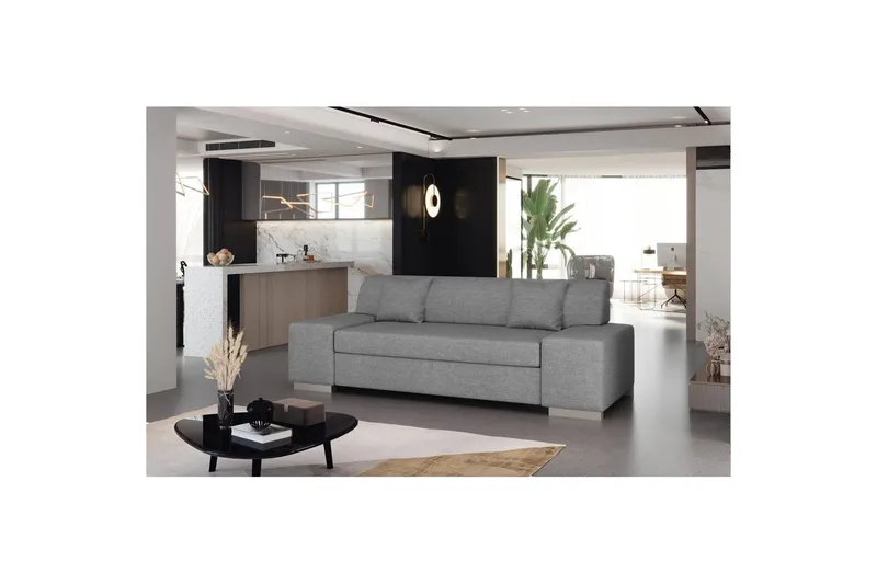 Sofa Eltap Porto, Sawana 21, Grå, 3210x92x73 cm